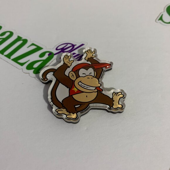 Nintendo Bandai Super Mario Magnets Donkey Kong Country Diddy Princess Peach Lot - Picture 10 of 11